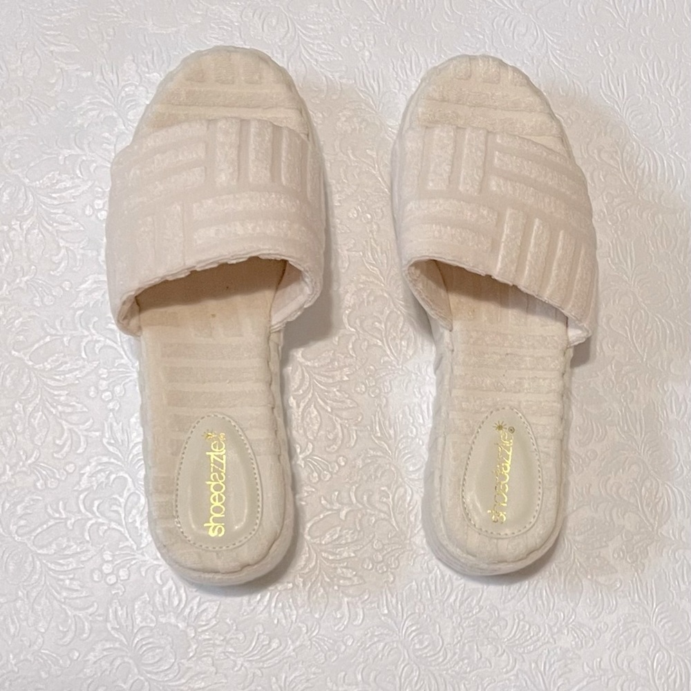 JustFab Gina Platform Slide Sandal